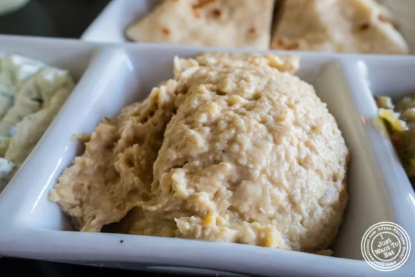 Fava mani at Avlee Greek Kitchen in Brooklyn, NY