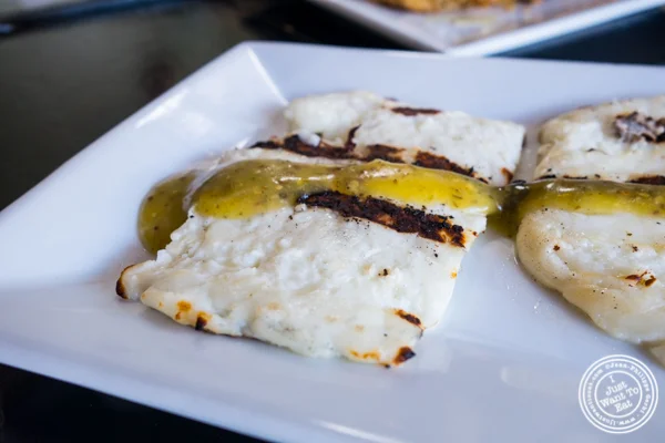 Grilled Haloumi at Avlee Greek Kitchen in Brooklyn, NY