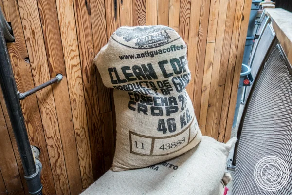 Coffee beans bag at Sightglass Coffee in San Francisco, CA