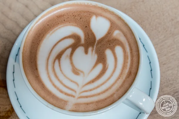 Hot chocolate at Sightglass Coffee in San Francisco, CA