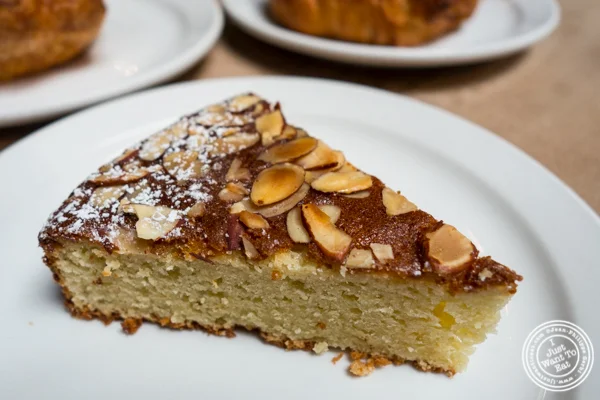 Flourless almond cake at Sightglass Coffee in San Francisco, CA