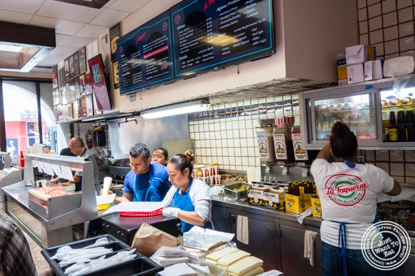 Kitchen at La Taqueria in San Francisco, CA