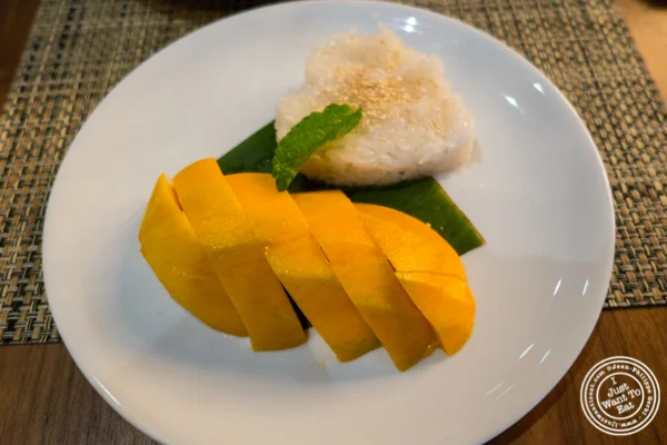 Mango sticky rice at Samui in Fort Greene, Brooklyn