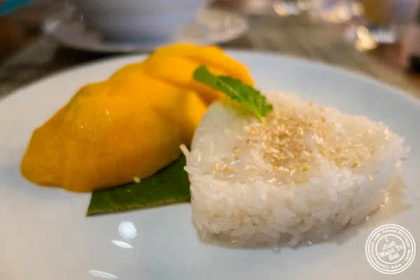 Mango sticky rice at Samui in Fort Greene, Brooklyn