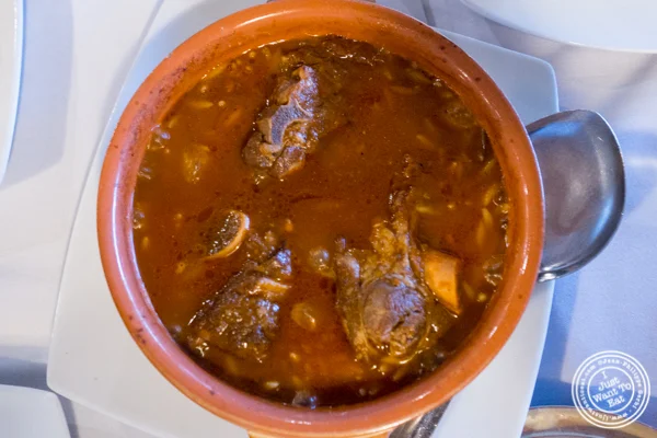 Arni youvetsi at Jimbo's, Greek Restaurant and Bar in Astoria, Queens