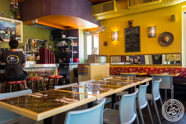 Dining room at El Centro in Hell's Kitchen, NYC