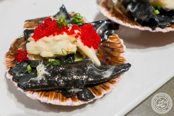 Squid Ink Cavatelli at Todd English Food Hall at the Plaza Hotel, NYC, New York