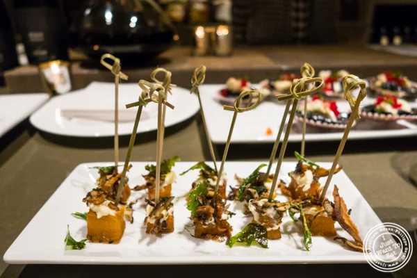Roast squash agrodolce at Todd English Food Hall at the Plaza Hotel, NYC, New York
