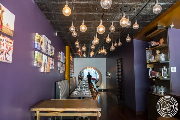 Dining room at Kurry Qulture in Astoria, Queens