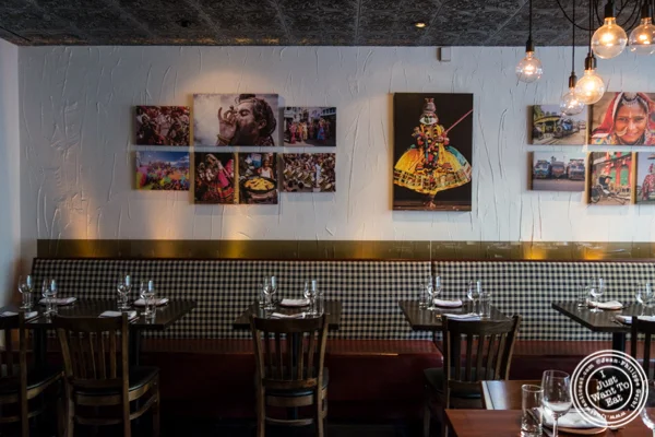 Dining room at Kurry Qulture in Astoria, Queens