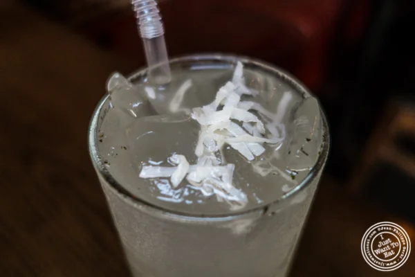 Curry flavor cocktail at Kurry Qulture in Astoria, Queens