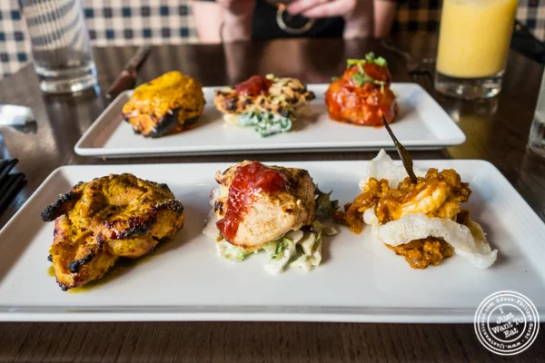 Non-vegetarian tandoori tasting at Kurry Qulture in Astoria, Queens
