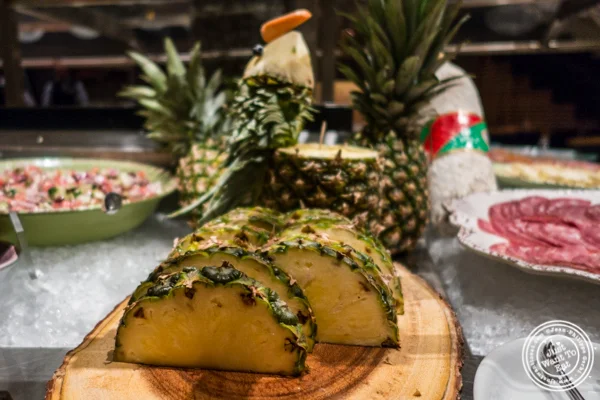 Pineapple at Fogo de Chao in NYC, New York