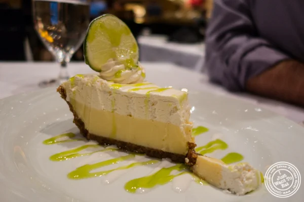 Lemon tart at Fogo de Chao in NYC, New York