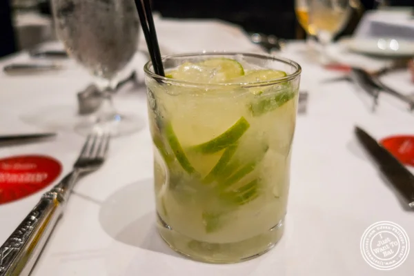 Caipirinha at Fogo de Chao in NYC, New York