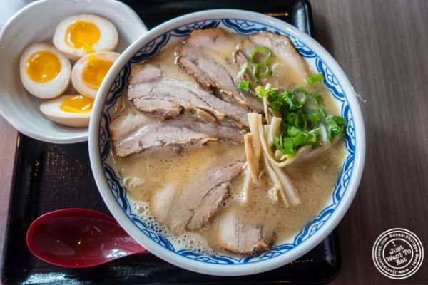 Chashu ramen at Mentoku Ramen in Hell's Kitchen
