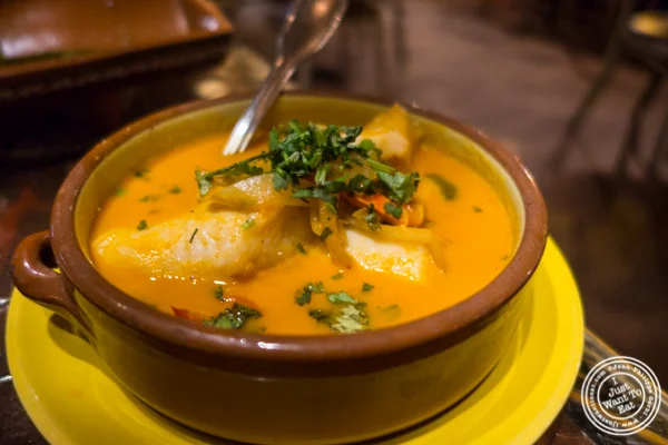 Mocqueca de peixe com camarão at Beija Flor, Long Island City