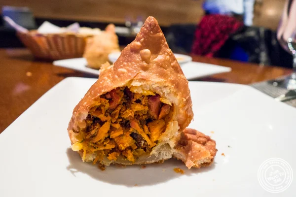 Chicken samosa at Lala Sahab in NYC, New York