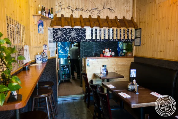 Dining room at Cho-Ko Ramen in the Lower East Side, NYC