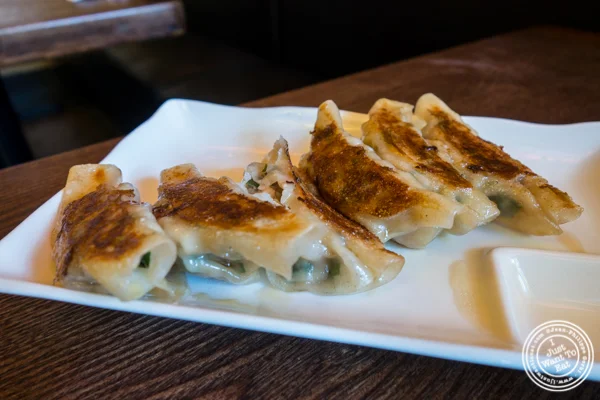 Pork gyoza at Cho-Ko Ramen in the Lower East Side, NYC