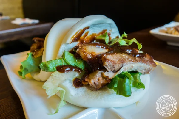 Pork buns at Cho-Ko Ramen in the Lower East Side, NYC
