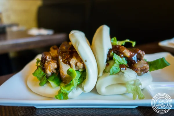 Pork buns at Cho-Ko Ramen in the Lower East Side, NYC