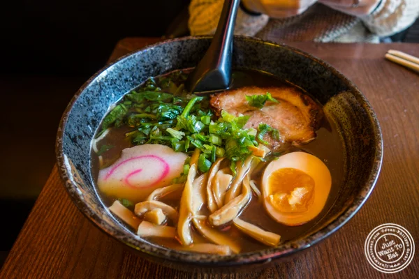 Shoyu ramen at Cho-Ko Ramen in the Lower East Side, NYC