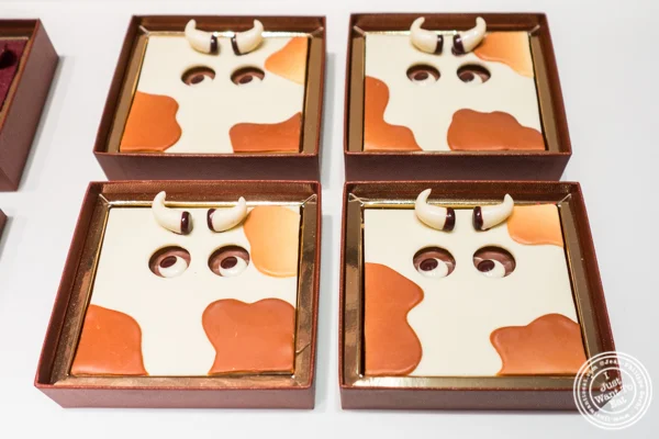 Miss Cow 2017 Easter Collection at La Maison du Chocolat, Upper East Side, NYC, New York