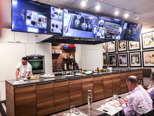 Kitchen at De Gustibus Cooking School at Macy's, NYC, NY