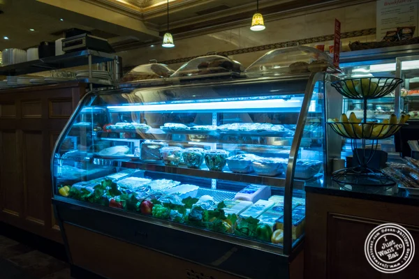 Counter at Stage Door Deli in Hell's Kitchen