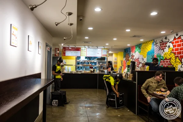 Dining room at Sticky's Finger Joint in Hell's Kitchen, NYC