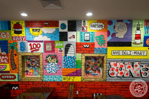 Dining room at Sticky's Finger Joint in Hell's Kitchen, NYC