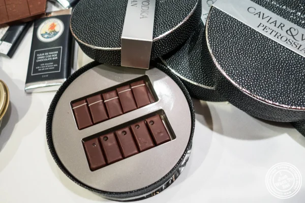 Vodka and caviar chocolate, a Petrossian and La Maison du Chocolat collaboration