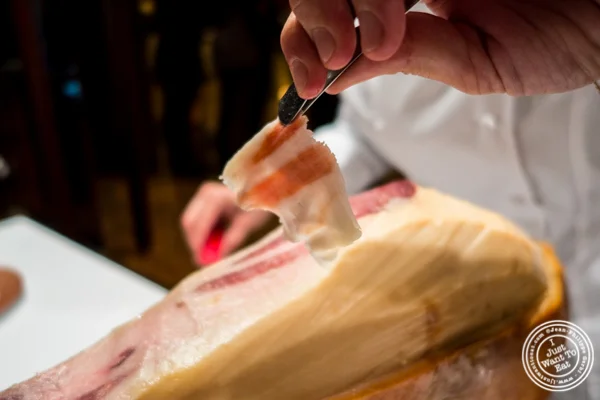 Iberia ham at Petrossian in NYC, New York