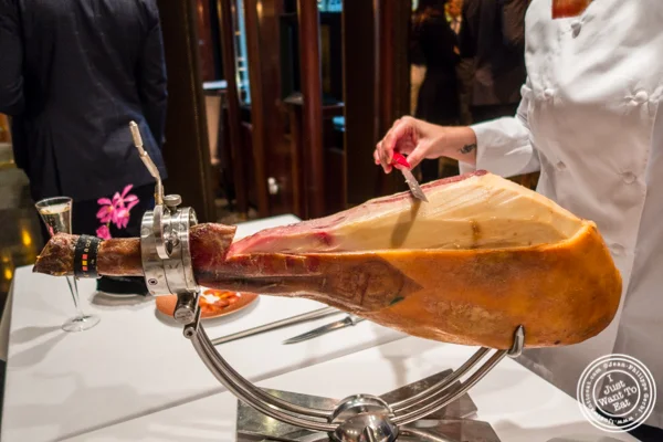 Iberia ham at Petrossian in NYC, New York