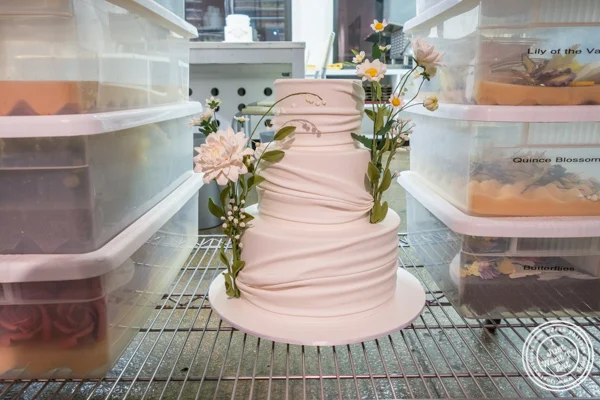 Cake display at Ron Ben-Israel Cakes