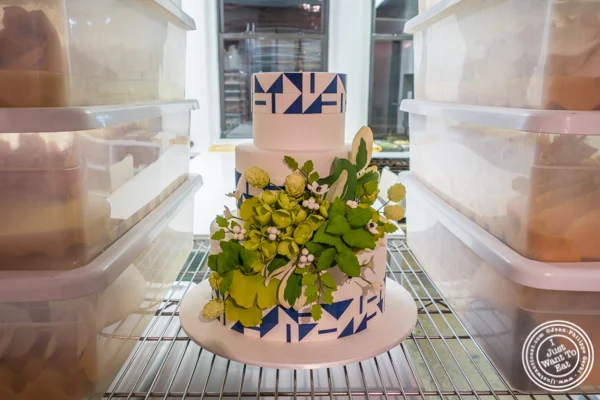 Cake display at Ron Ben-Israel Cakes