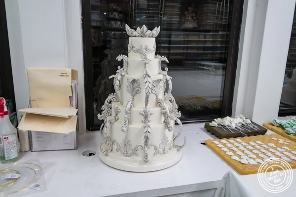 Cake display at Ron Ben-Israel Cakes