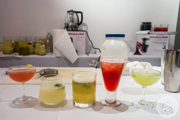 Cocktails made by Jeffrey Selden from Marcia Selden Catering