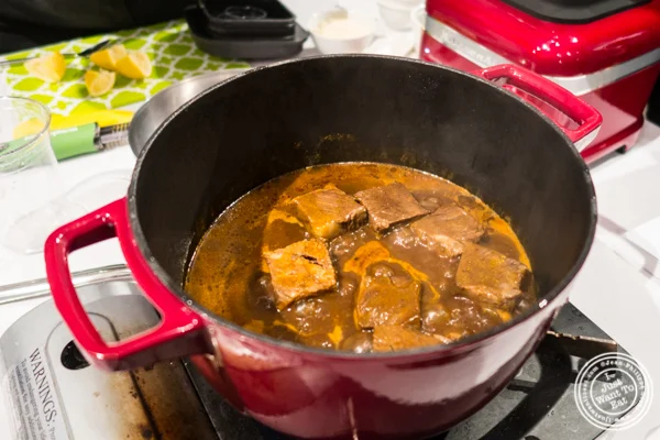 Short ribs made by Executive Chef Robin Selden from Marcia Selden Catering