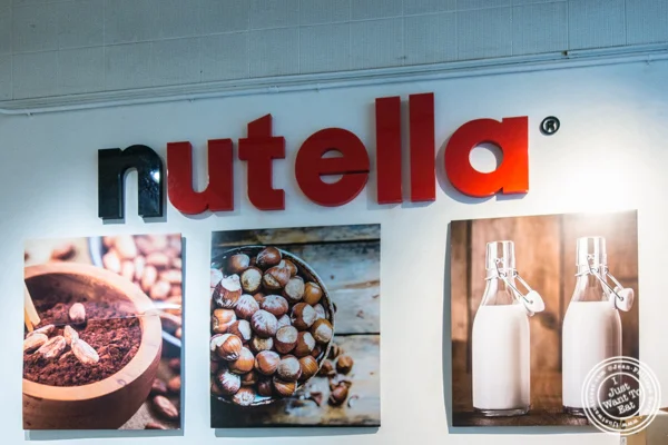 Sign from Eataly Nutella Bar in NYC, NY