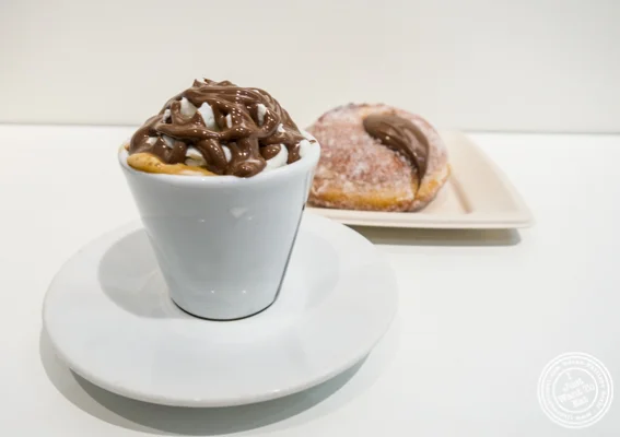 Espresso con Nutella at Eataly Nutella Bar in NYC, NY
