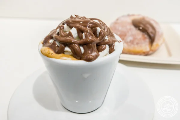 Espresso con Nutella at Eataly Nutella Bar in NYC, NY
