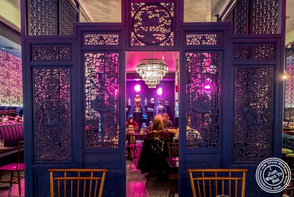 Dining room at Chaan Teng in Hell's Kitchen, NY