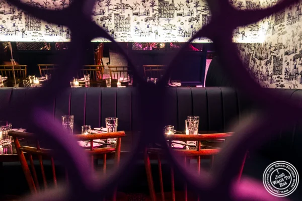 Tables at Chaan Teng in Hell's Kitchen, NY