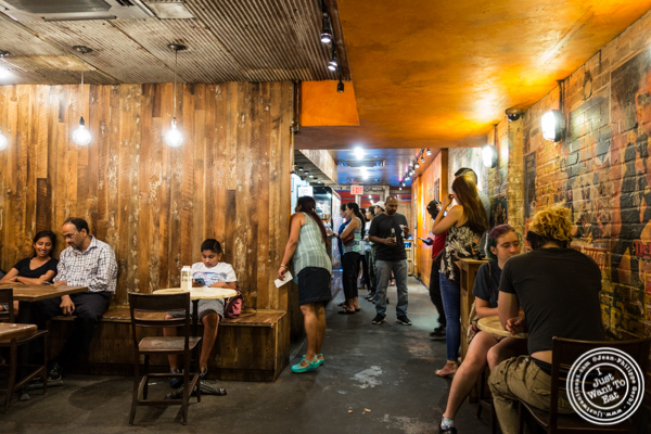 Dining room at The Kati Roll Company in NYC, NY