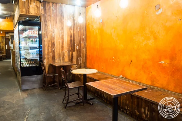Dining room at The Kati Roll Company in NYC, NY