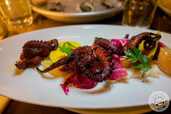 Charred octopus at The Wayfarer in NYC, NY