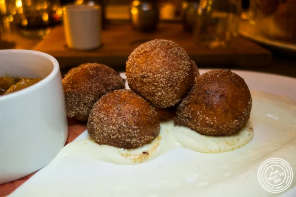 Ricotta donuts at The Wayfarer in NYC, NY
