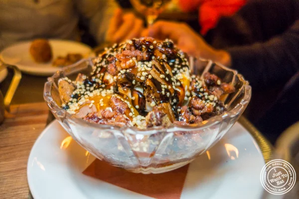 Classic sundae for two at The Wayfarer in NYC, NY